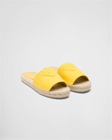 prada espadrille slides